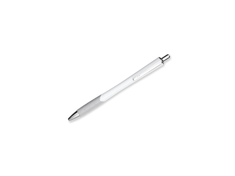 Paper Mate Inkjoy 700 Rt Ballpoint Pen, Retractable, Medium 1 Mm, Blue Ink, White/Blue Barrel, Dozen - Image 3